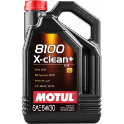 Motul 8100 X-Clean+ 5W30 5LT Motor Yağı