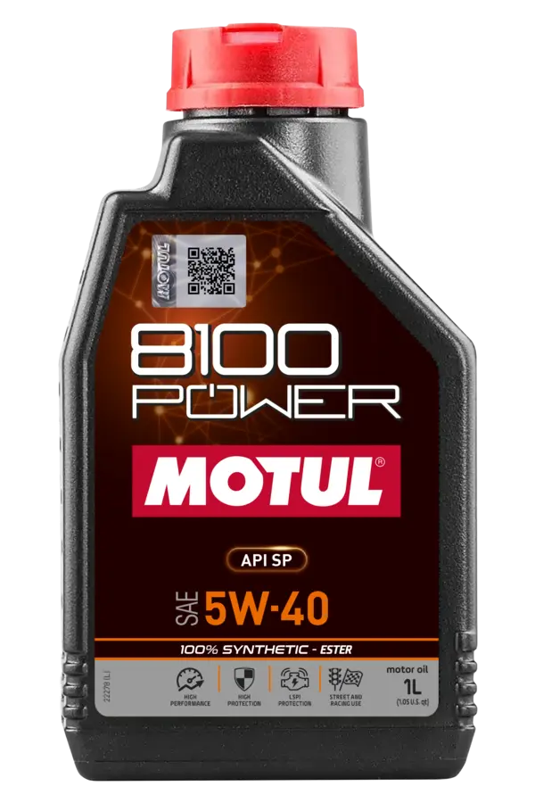 Motul 8100 Power Ester 5W40 5LT